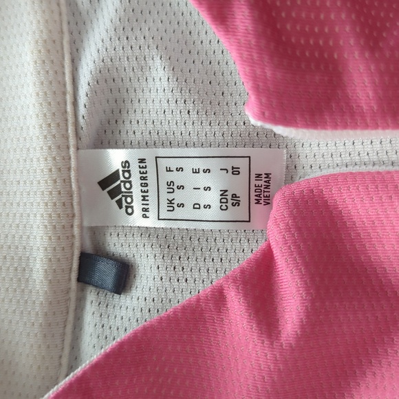 Adidas Pink Gradient Sleeveless Golf Polo - Picture 2 of 7